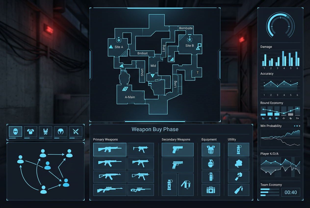 CS2 Tactical Dashboard Callout System
